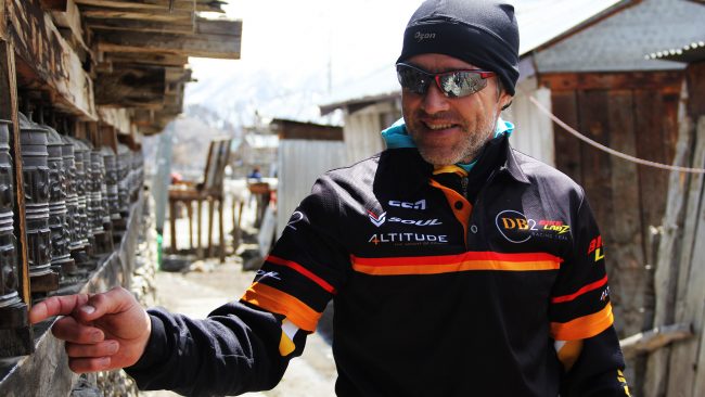 Yakru rider on a rest day explores Manang
